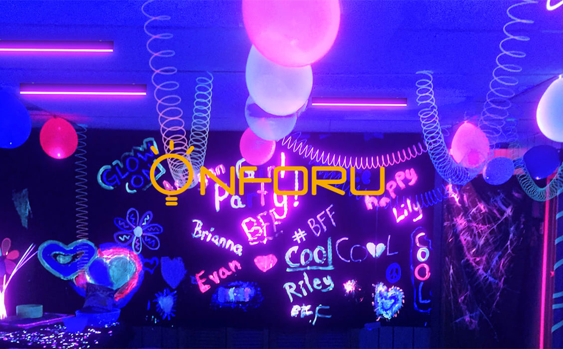 How to Use Black Lights to Create a Dazzling Night Party