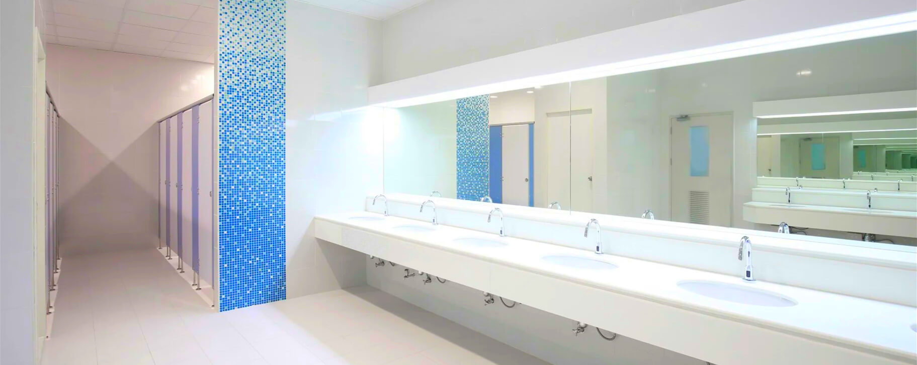 Commercial Bathroom Lighting Application