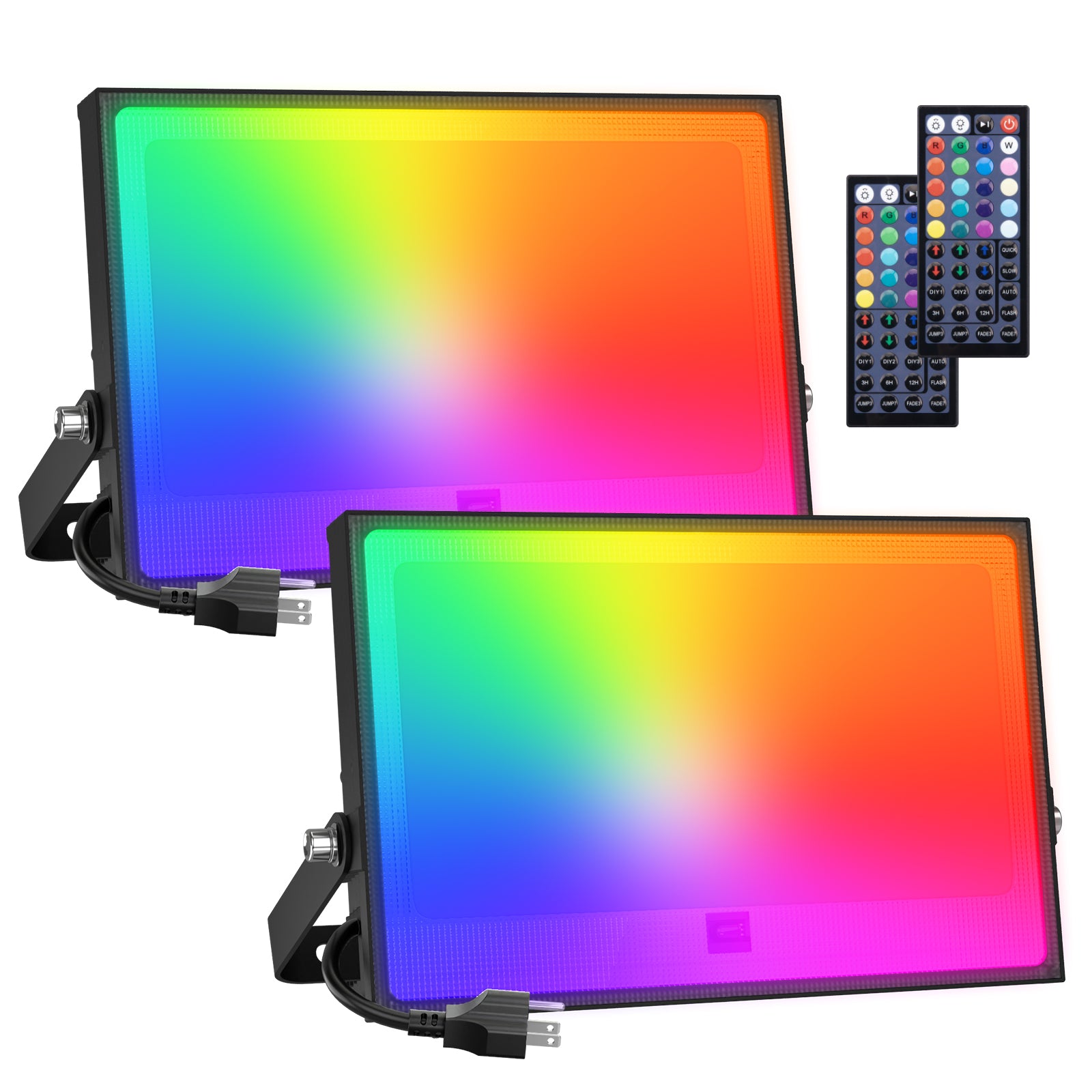 Shop Best 100W Multi Color Changing LED RGB Floodlight - Onforu