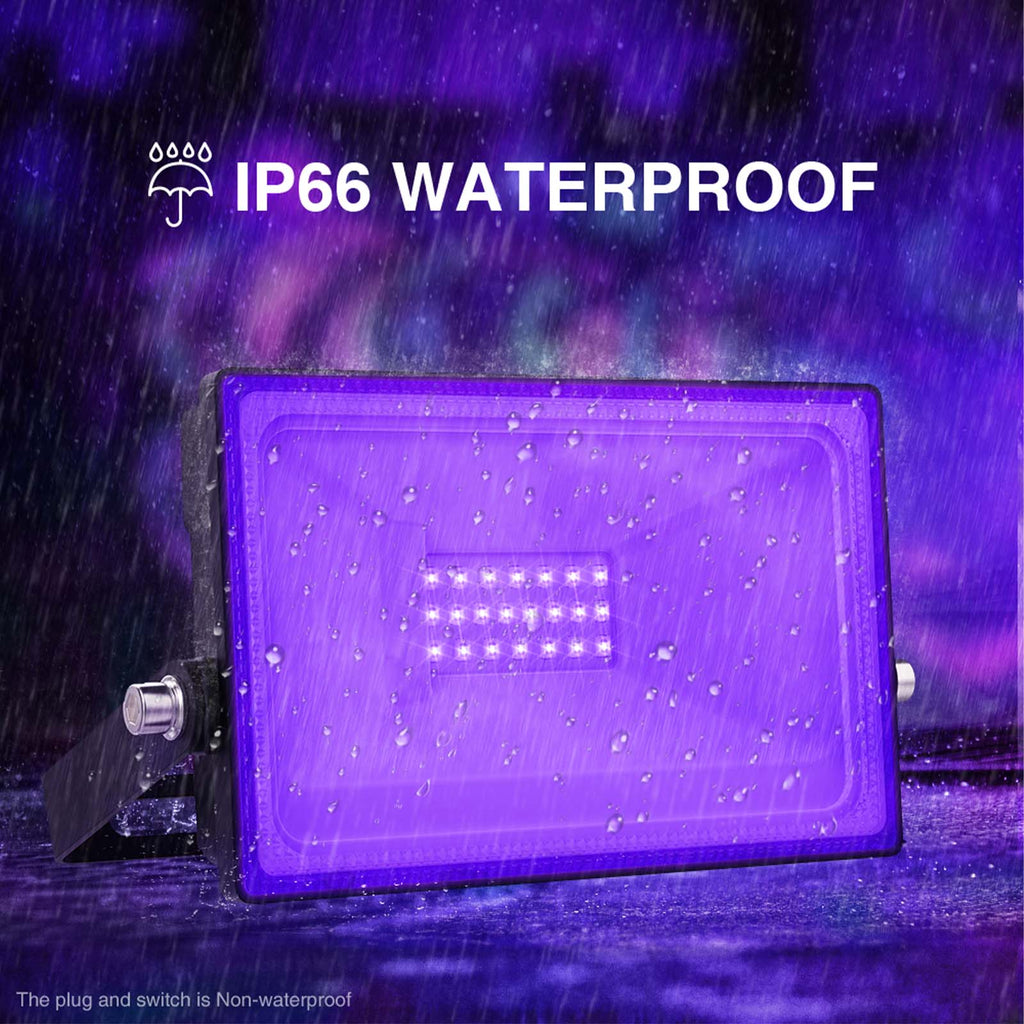 200W Powerful UV Black Light LED Light Fixtures Waterproof