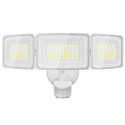 Onforu 100W Outdoor LED Motion Detector Lights White