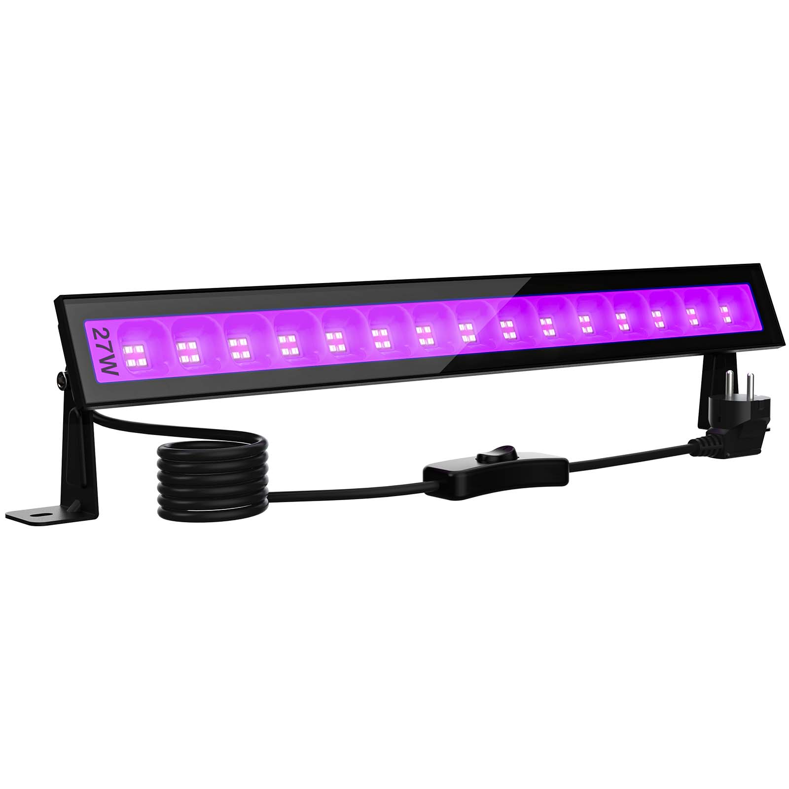 Litake 36W 12 LED Black Light Bar Black Lights for Glow Party UV Blacklight  Glow in