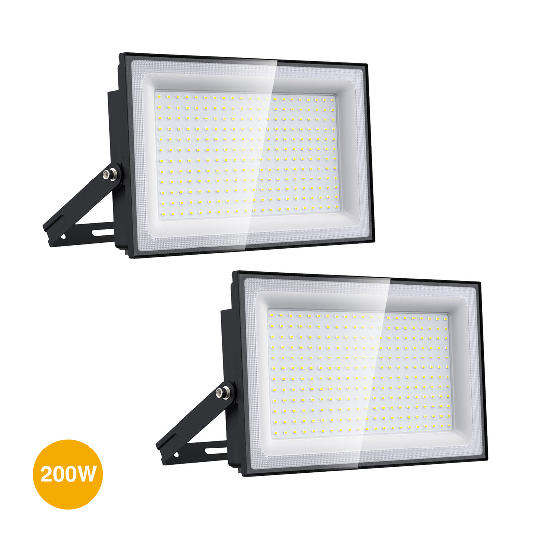 Onforu 200W Brightest LED Flood Lights Outdoor