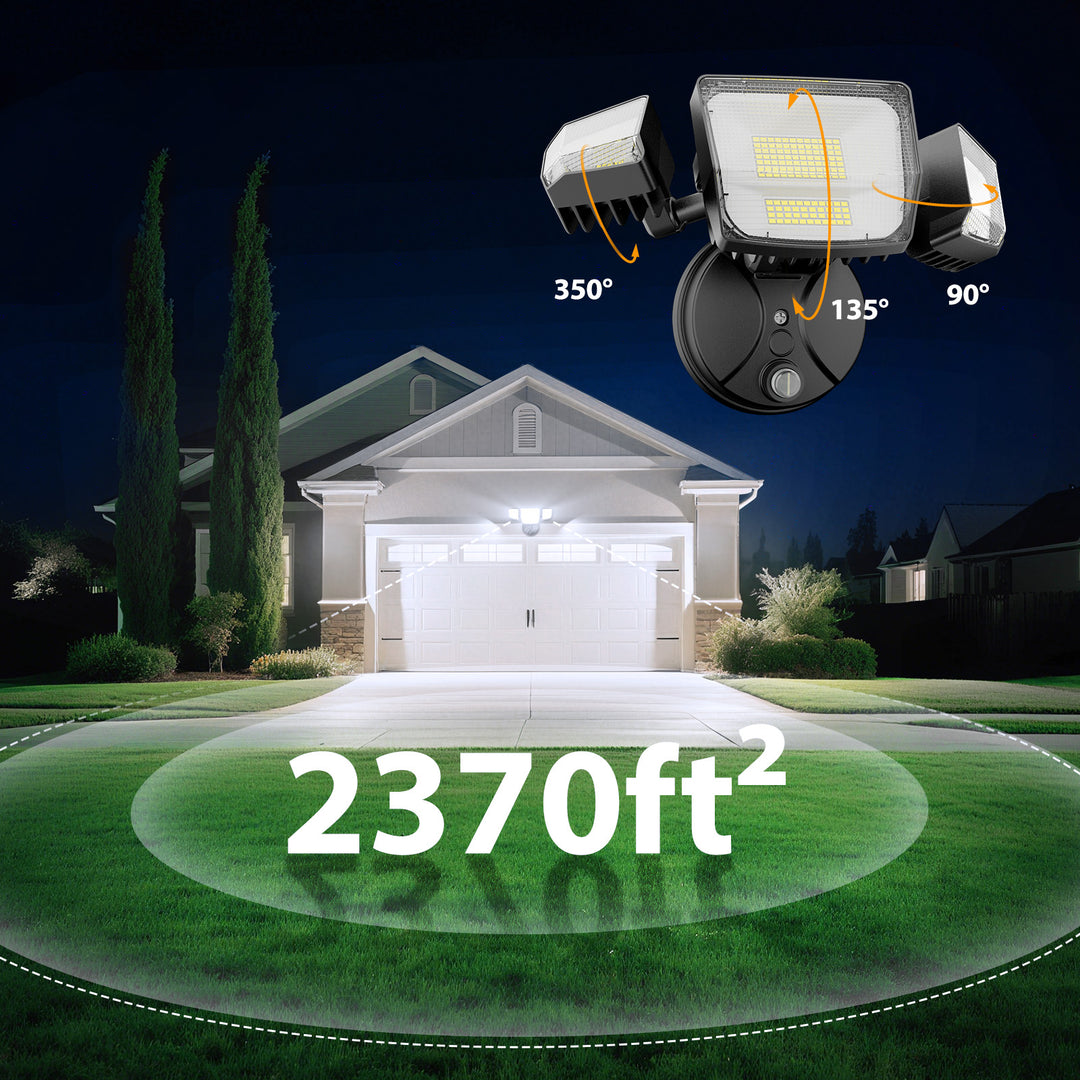 Onforu 90W LED Dusk to Dawn Security Lights Outdoor