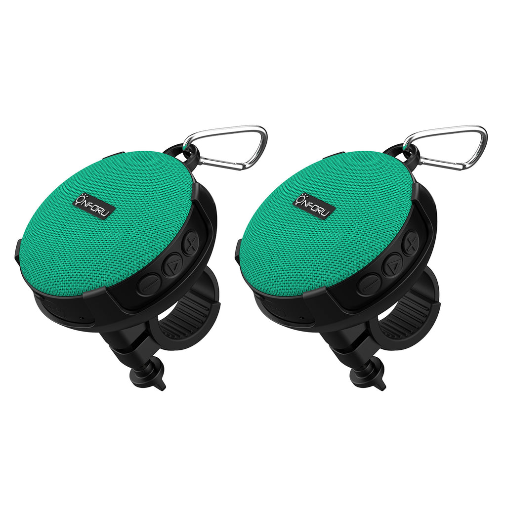Onforu Best Green Portable Mini Speaker 2 Pack