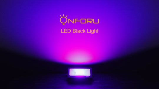 Onforu 30W LED Black Flood Light FG73 for EU Plug