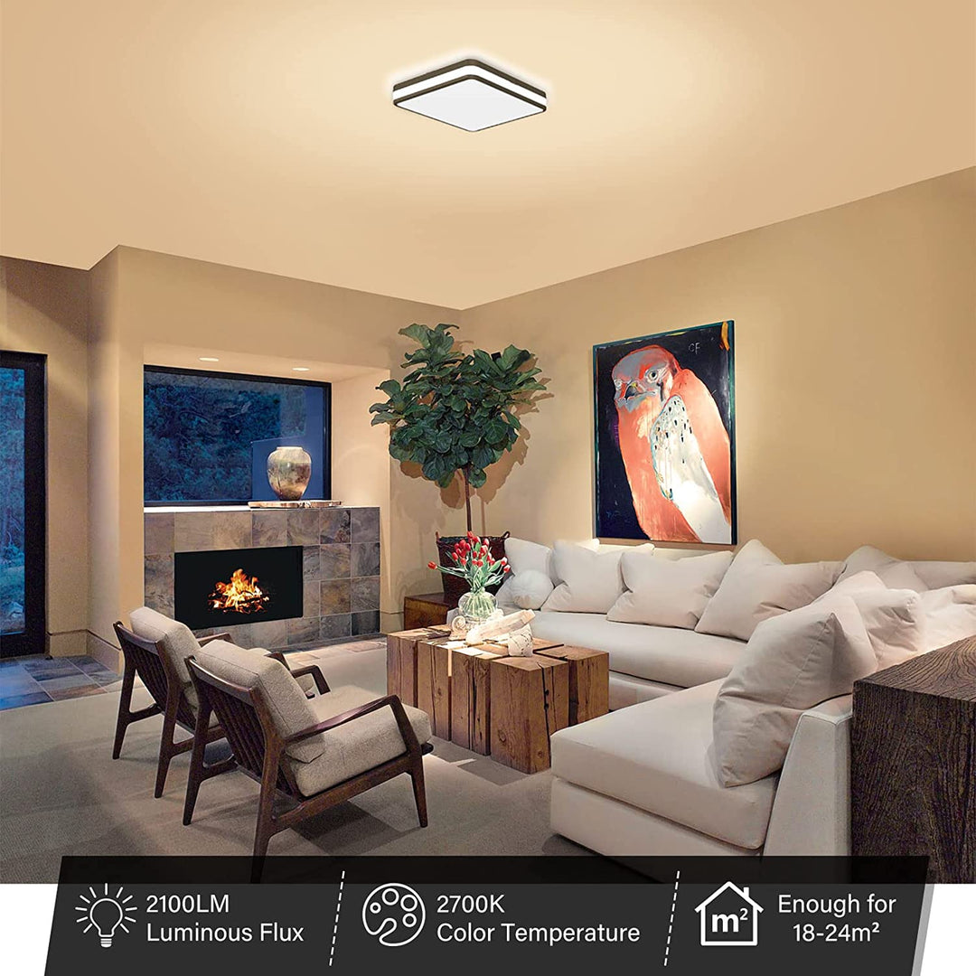 Onforu 24W LED Ceiling Light 2700K for EU