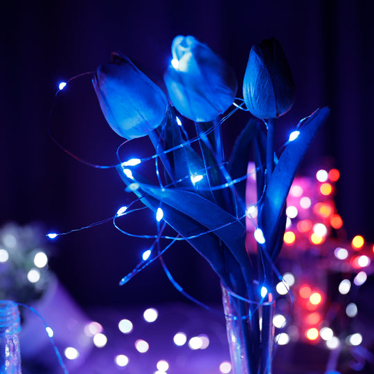 White/Blue/Orange/Purple Color Mini LED Lights for Flower
