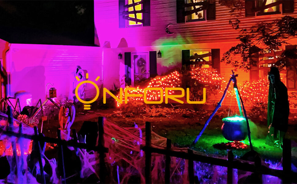 Outdoor Halloween Lighting Decorations to Light Up Your Nights