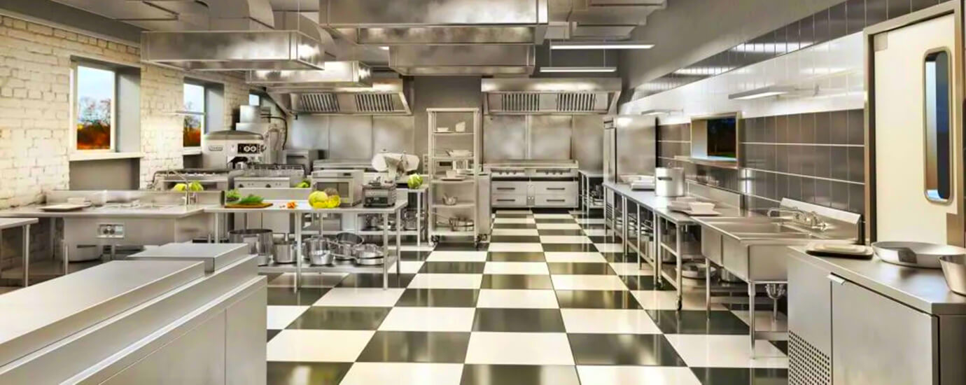 Commercial Kitchen Lighting Application