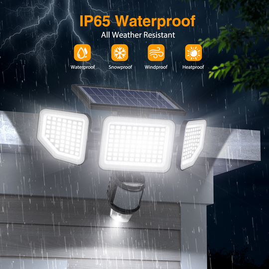 Onforu 3 Heads LED Solar Motion Lights TY23