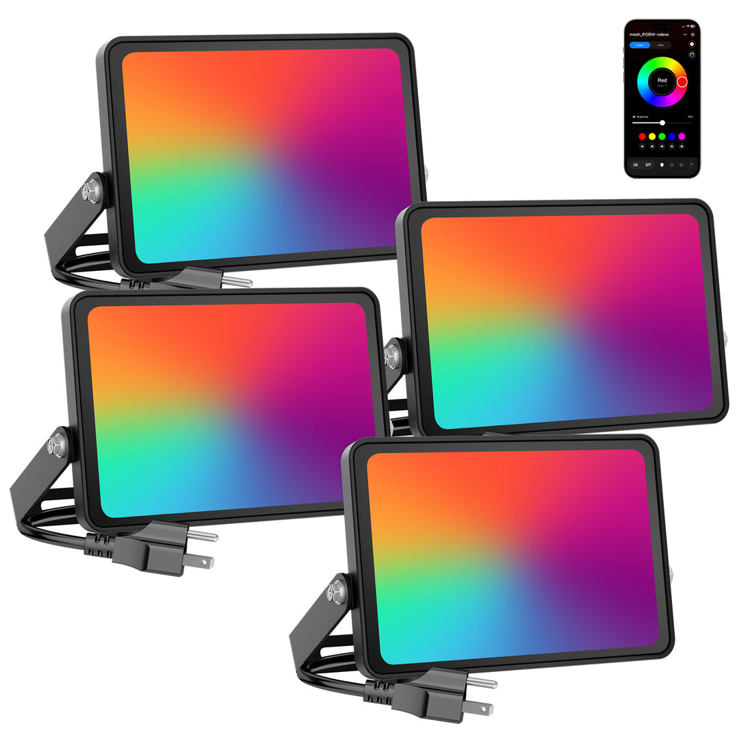 Onforu 25W Bluetooth RGB LED Flood Lights FG172