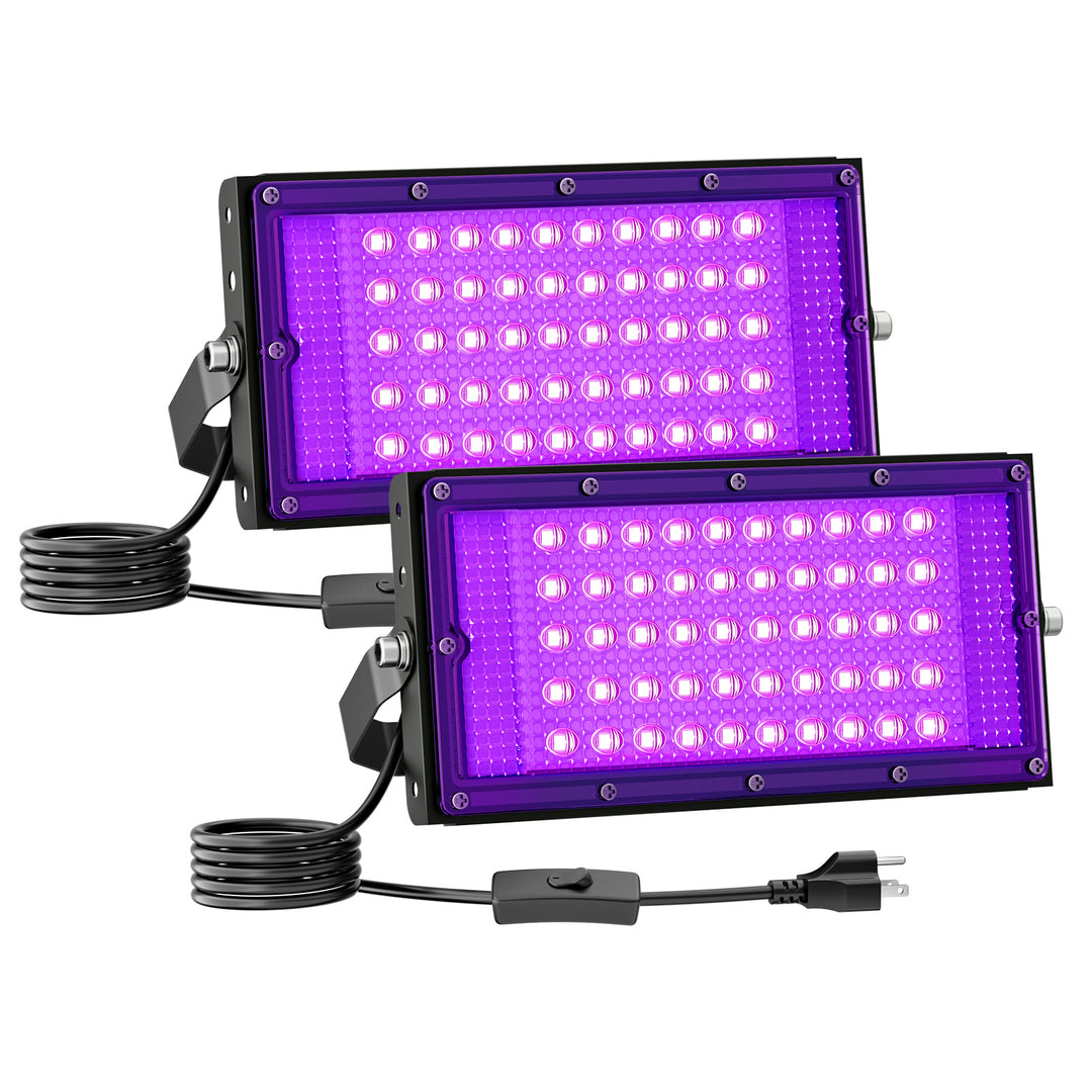 Onforu 50W LED Black Light with Plug FG183