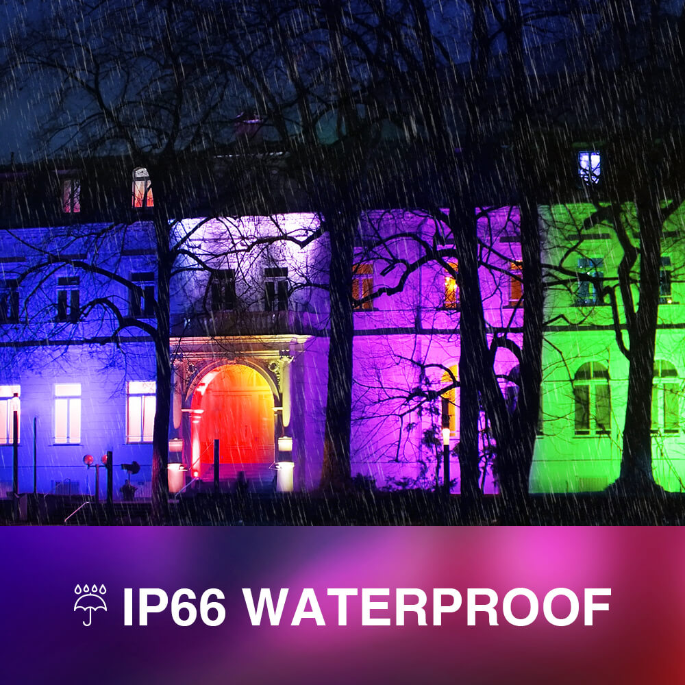 Onforu 100W RGB LED Flood Lights FG81