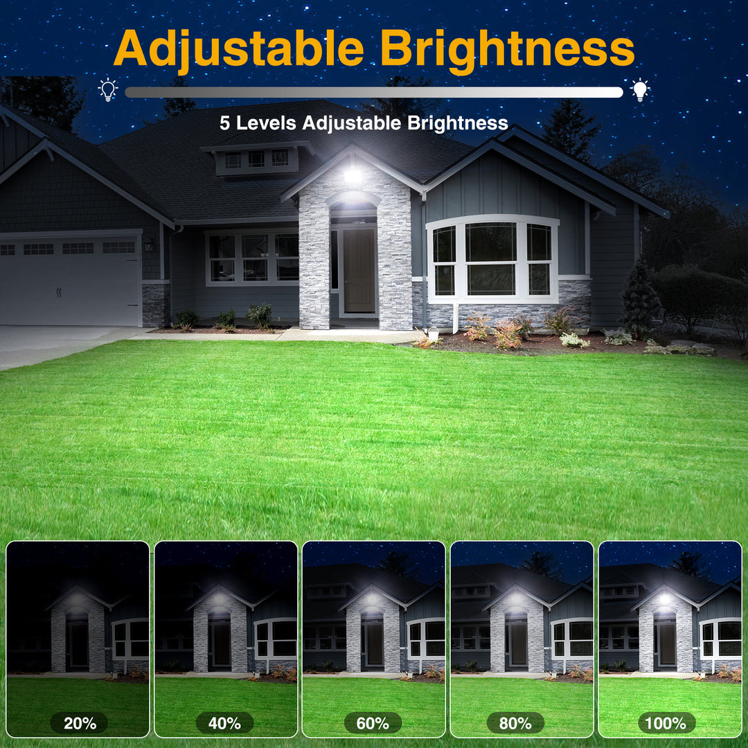 Onforu 100W Dusk to Dawn LED Flood Light FG146 New