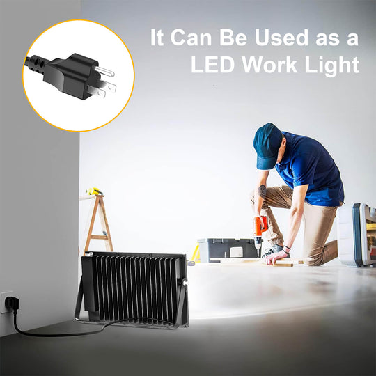 Onforu 200W LED Flood Lights with Plug FG161