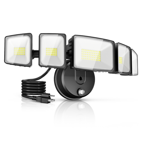 Onforu 150W 5 Heads LED Dusk to Dawn Security Lights
