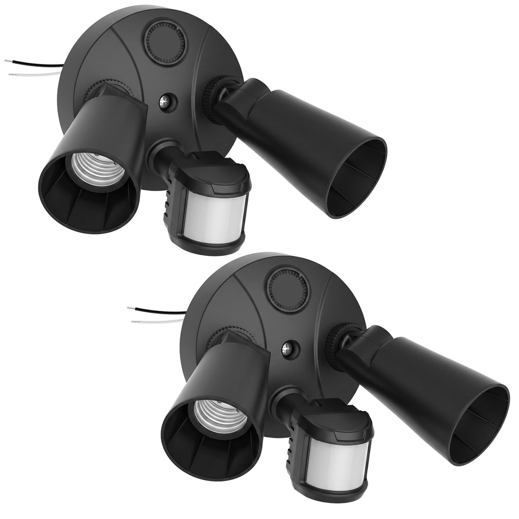 Onforu Twin Par Holder Motion Sensor Lights Hardwired