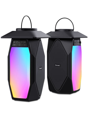 Onforu 25W RGB LED Lights Bluetooth Lantern Speakers YX01