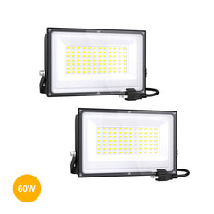 Onforu 60W LED Flood Light With Plug FG82