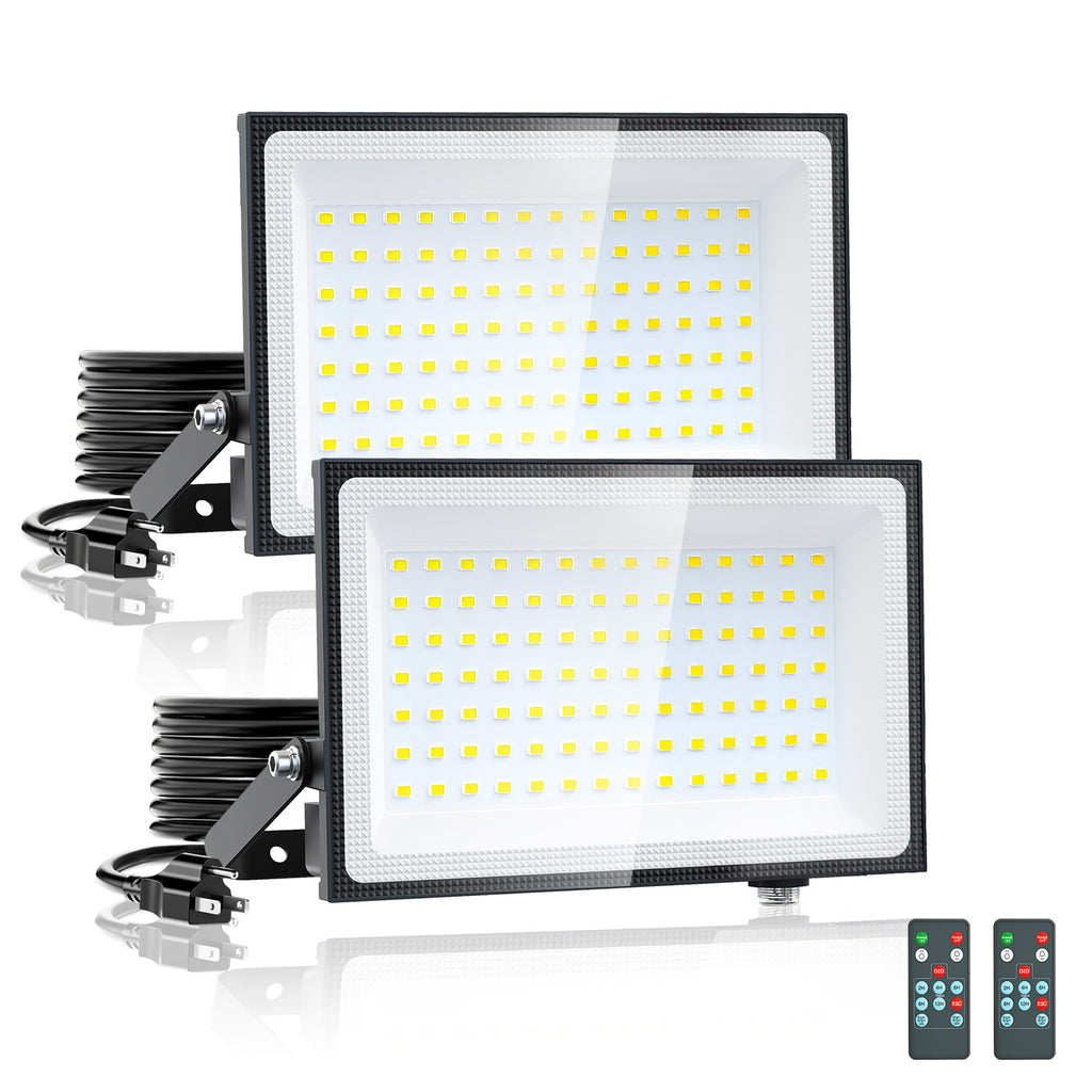 Onforu 100W Dusk to Dawn LED Flood Light FG146 New
