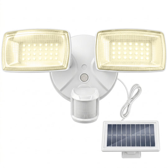 Onforu 36W Dual Heads Solar LED Security Lights TY30 - Warm White