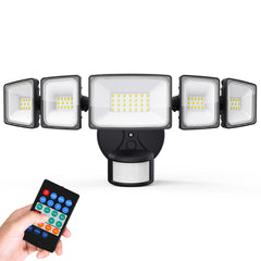 Onforu 5 Heads 27W Motion Sensor and Dusk to Dawn LED Security Light BD79