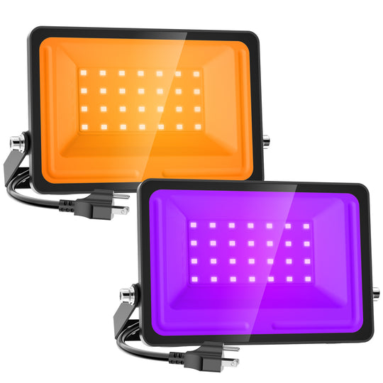 Onforu Orange & Purple Halloween Lights FG96