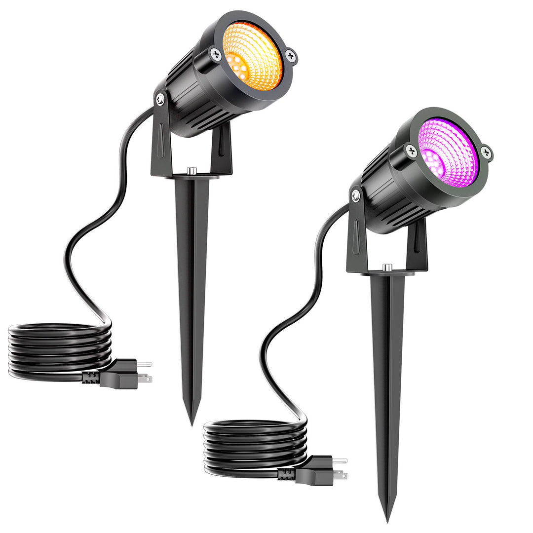 Onforu 12W Purple & Orange Dusk to Dawn Spotlights SD03