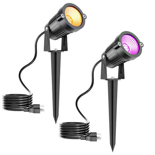 Onforu 12W Purple & Orange Dusk to Dawn Spotlights SD03