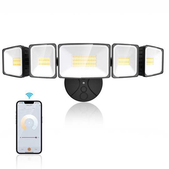 Onforu 120W 5 Heads Smart LED Security Light BD118