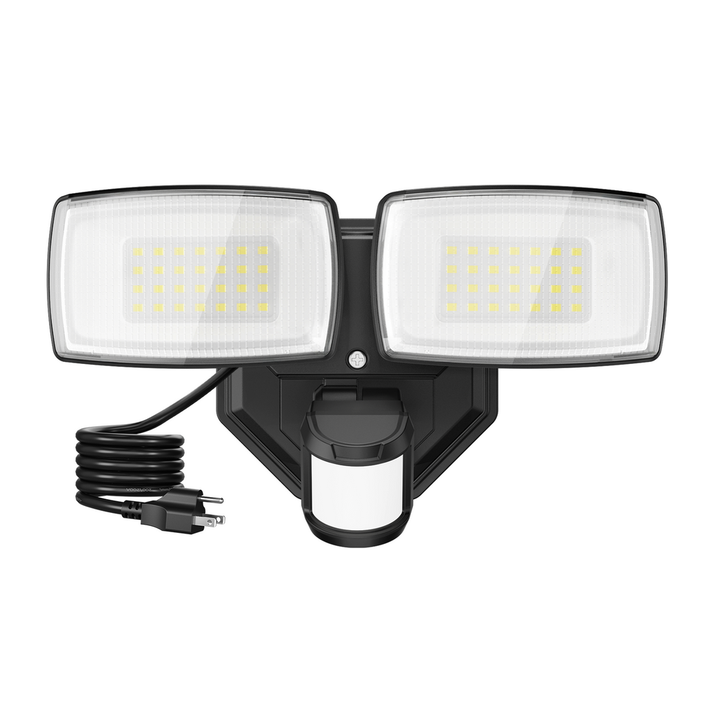 Onforu 32W LED Motion Sensor & Dusk to Dawn Security Lights  with Plug BD125
