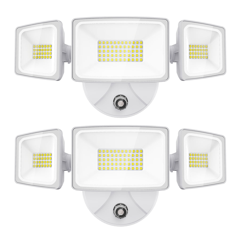 Onforu 55W Dusk to Dawn LED Outdoor Light White 2 Pack
