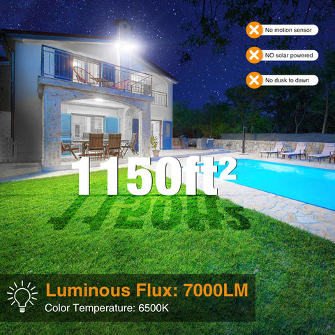 Onforu 75W LED Security Light BD05