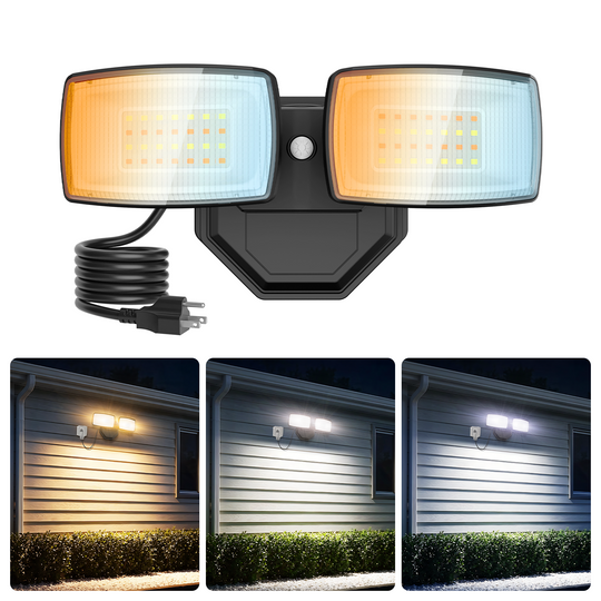 Onforu 3CCT Plug in 32W LED Security Light BD141