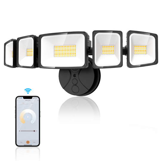 Onforu 120W 5 Heads Smart LED Security Light BD118
