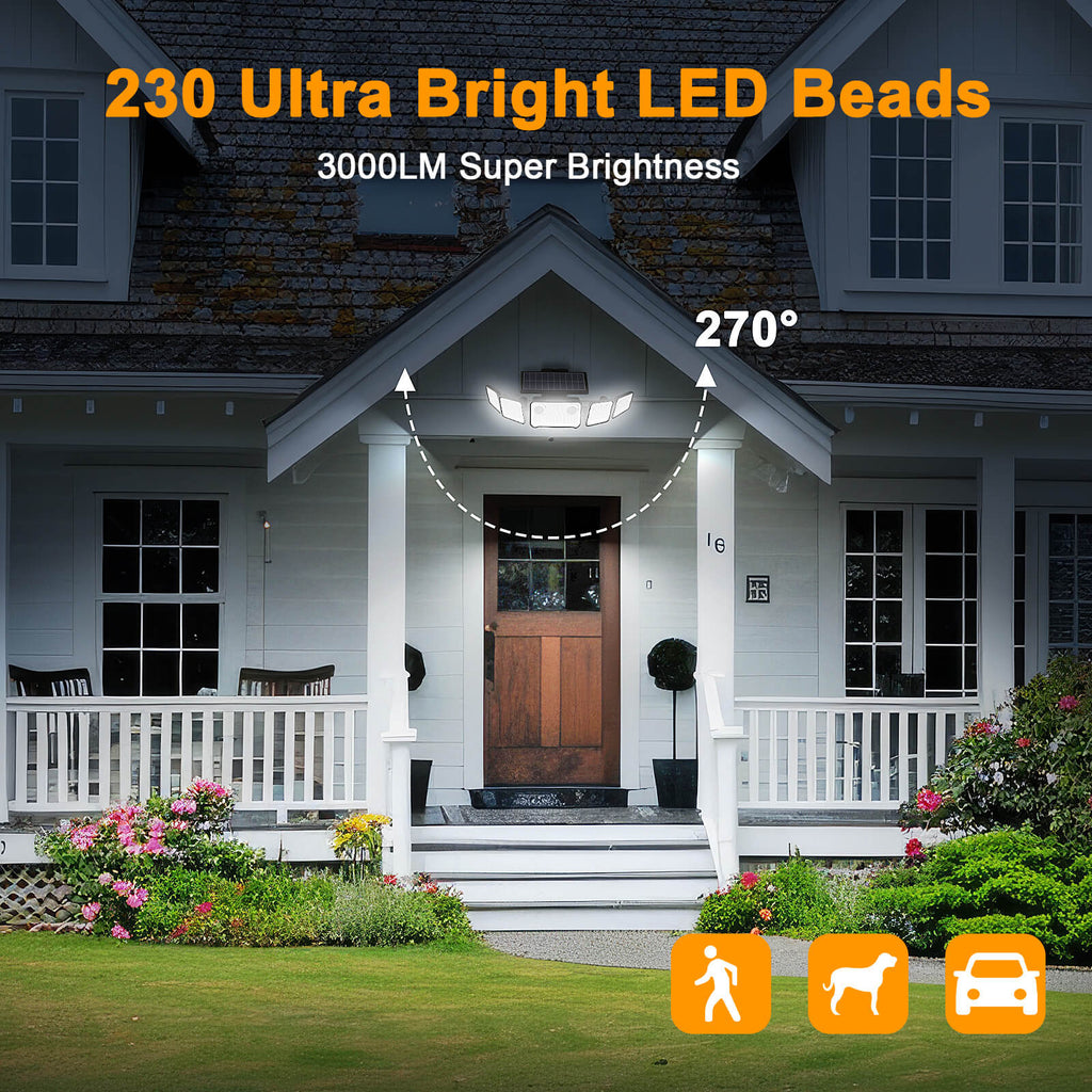 Onforu 5 Heads LED Solar Motion Lights TY20