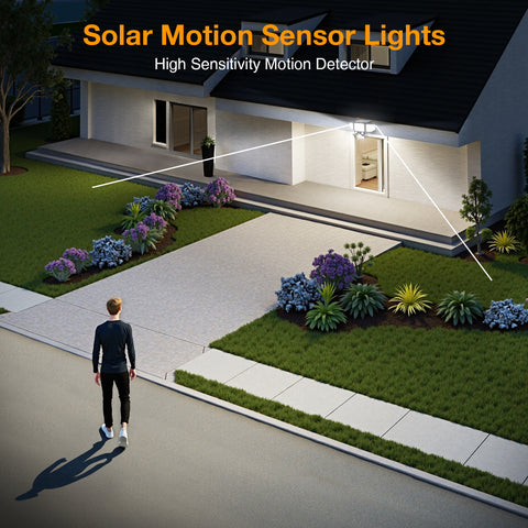 Onforu 4 Heads LED Solar Motion Lights TY22