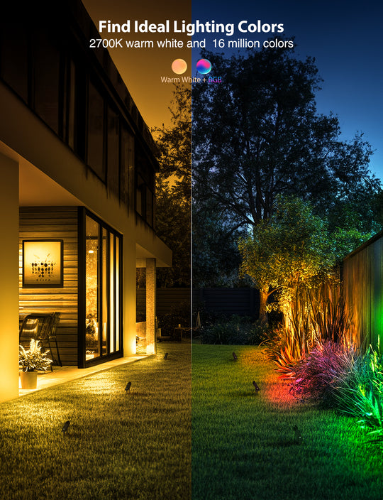 Onforu 25W Bluetooth RGB LED Flood Lights FG172