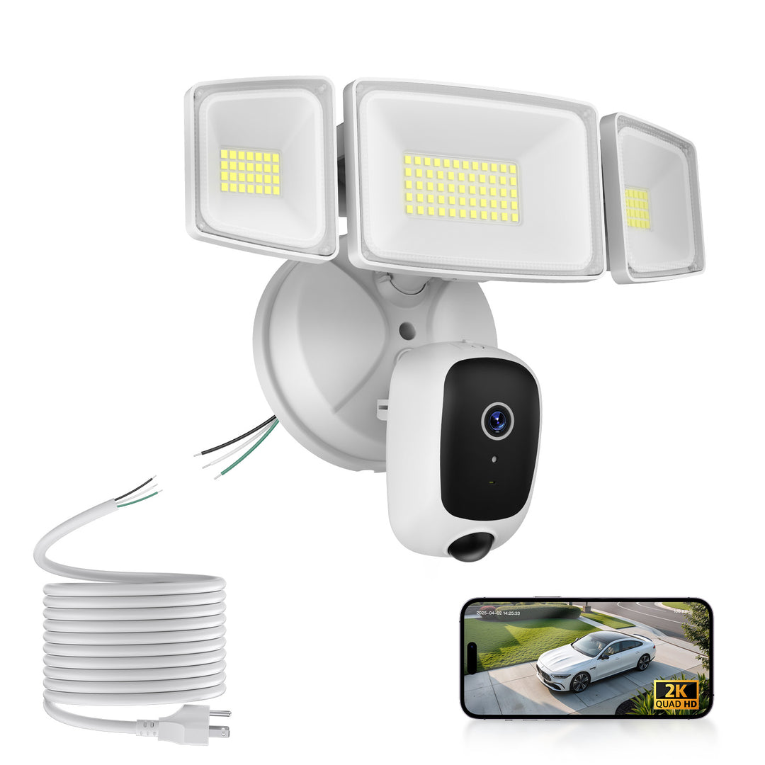 Onforu 2K HD Floodlight Camera with 20FT Plug SX13