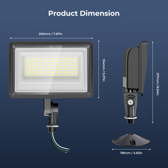 Onforu 90W LED Flood Lights with Knuckle Mount 2 Pack FG182