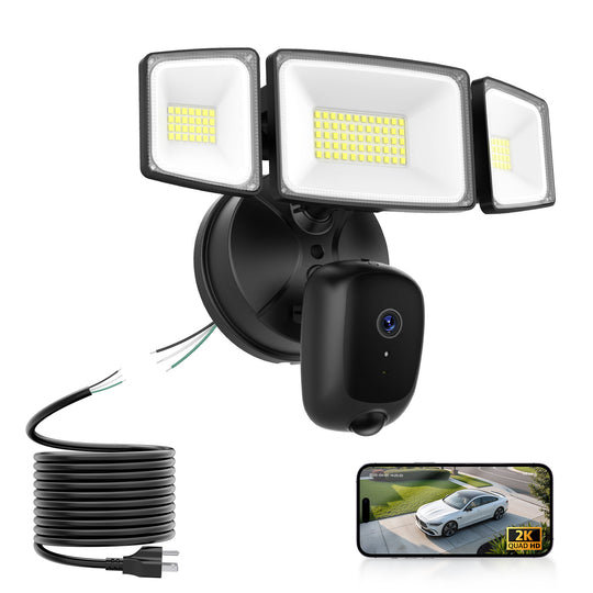 Onforu 2K HD Floodlight Camera with 20FT Plug SX13