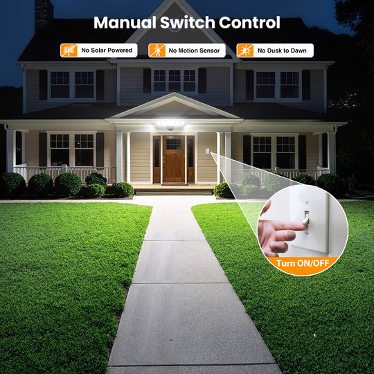 Onforu 150W 5 Heads LED Security Lights BD130