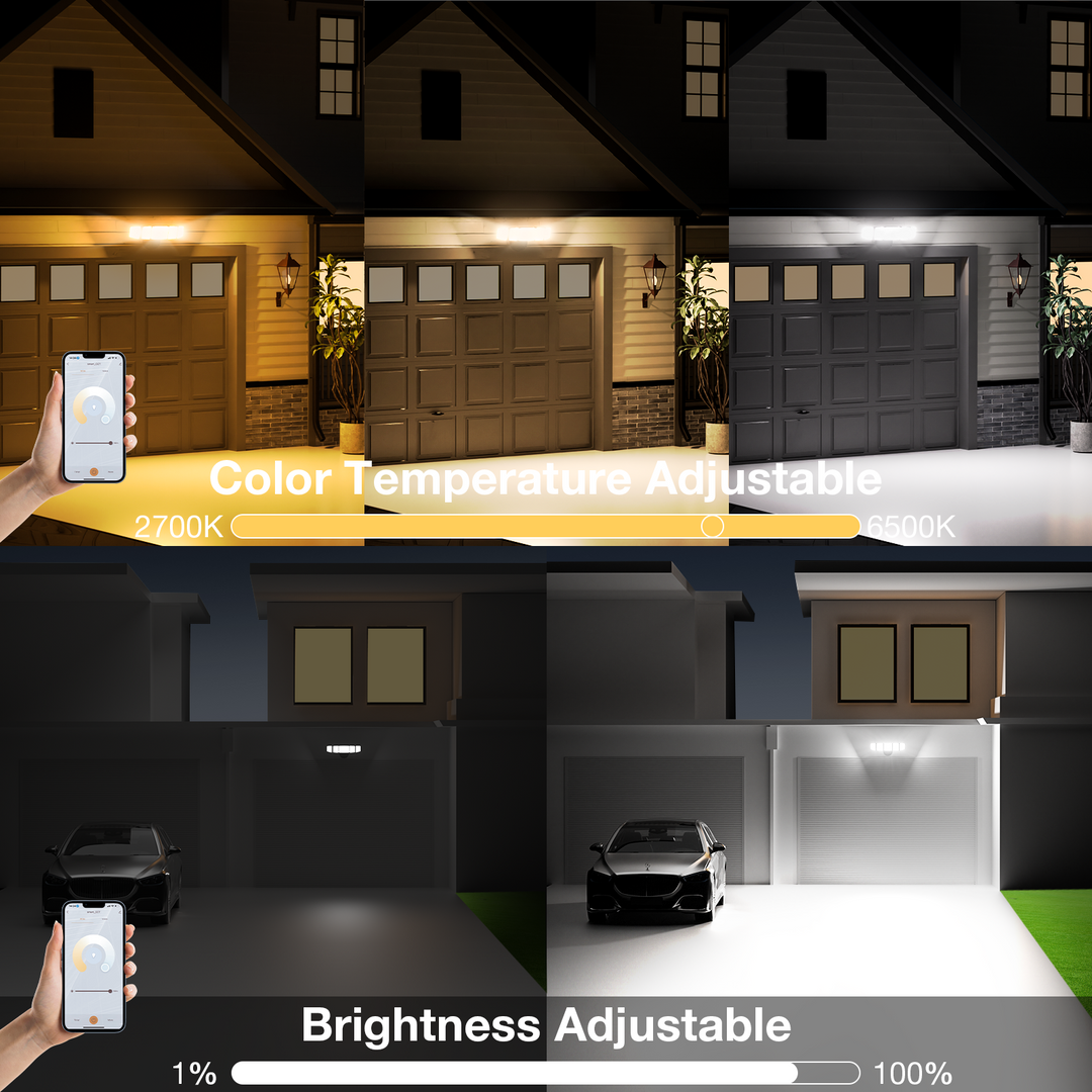 Onforu 120W 5 Heads Smart LED Security Light BD118
