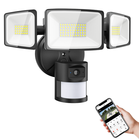 Onforu 55W LED Motion Security Light with Camera SX05