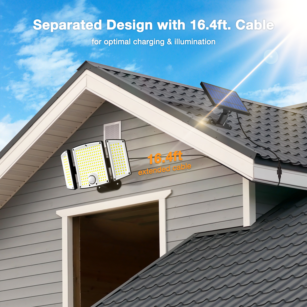 Onforu 3 Heads Solar Motion Lights TY24