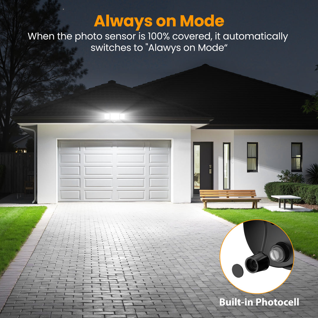 Onforu 130W Dusk to Dawn LED Security Lights BD64