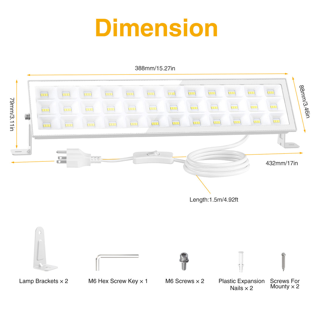 Onforu 100W LED Shop Lights CT14