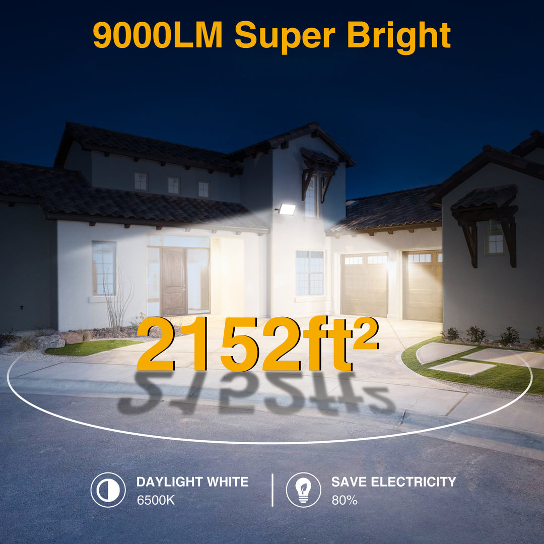 Onforu 100W Dusk to Dawn LED Flood Light FG166