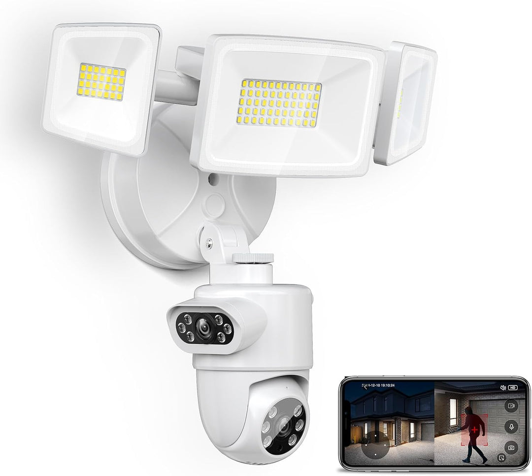 Onforu 360° Auto Tracking Dual-Lens Security Floodlight Camera SX11